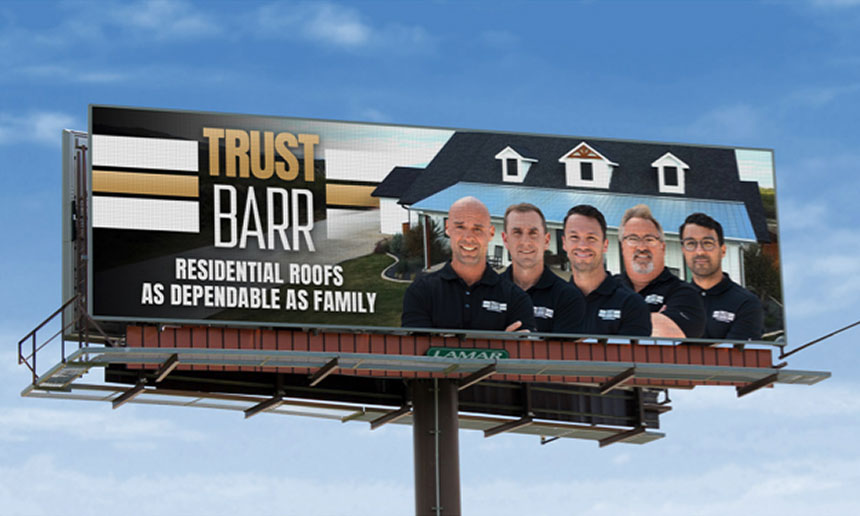 Trust Barr billboard